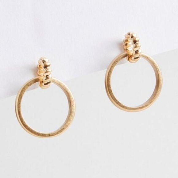 Torrid - Double Hoop Earring in Gold​​​​ - Picture 6 of 7